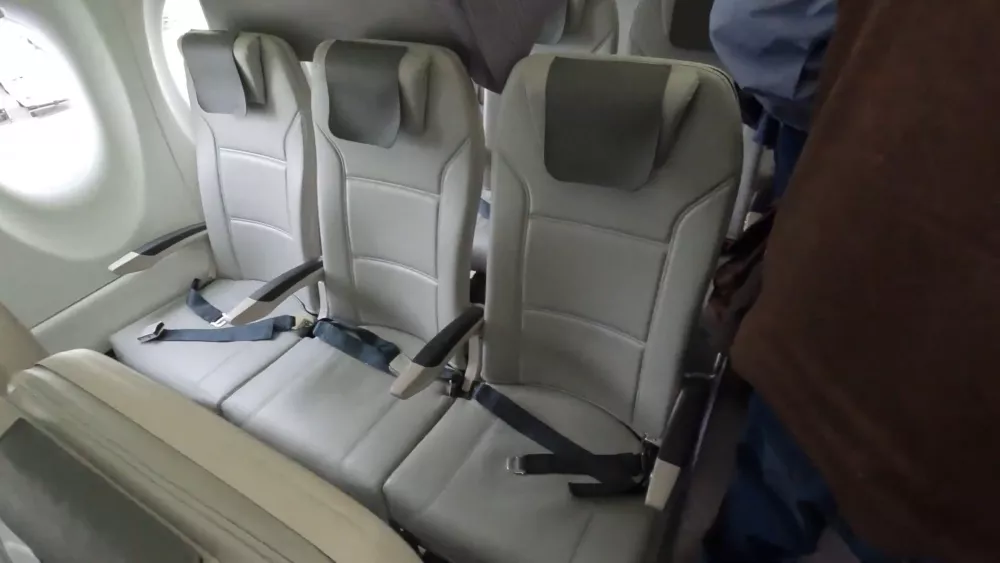 Салон эконом-класса в самолетах Air Baltic
