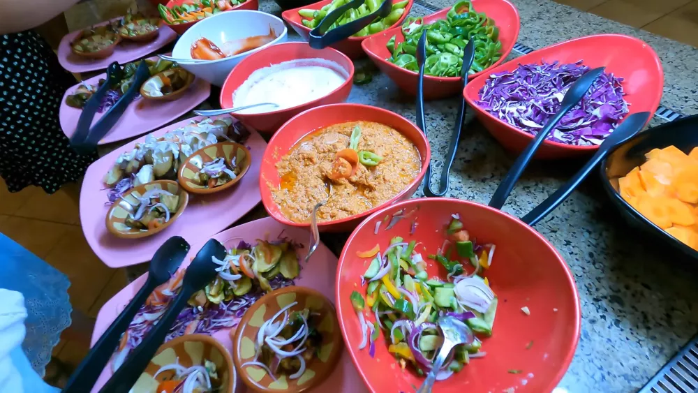 Блюда в ресторанах отелей Египта - на любой вкус