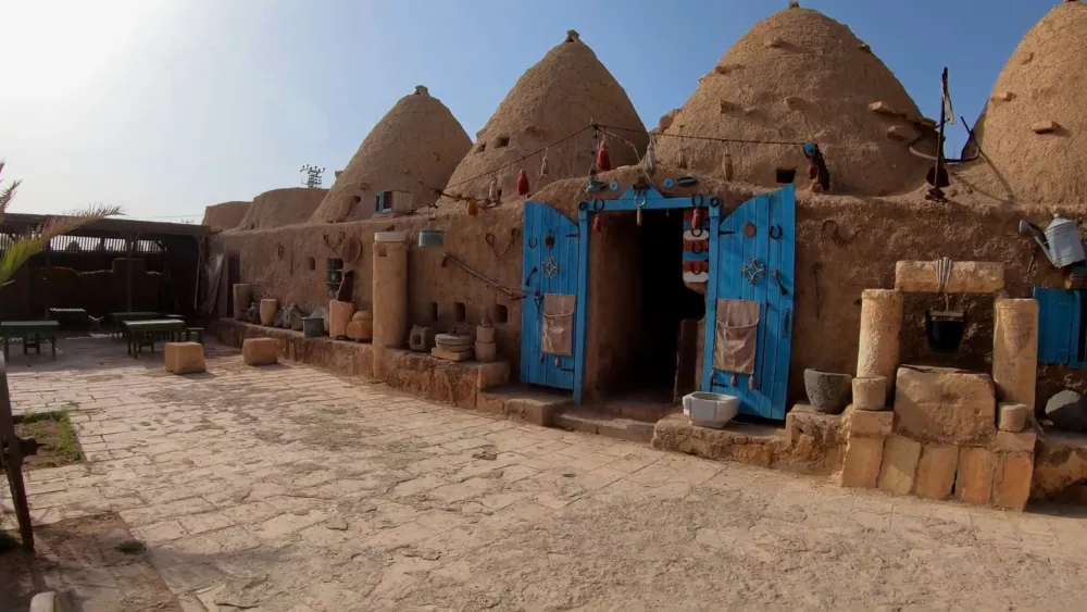 Дома в Харране имеют конические купола