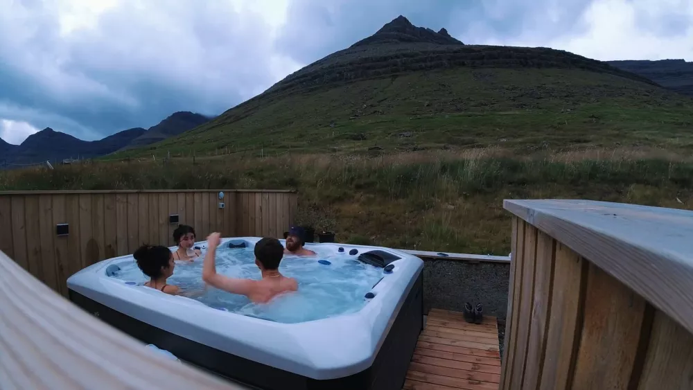 Джакузи под открытым небом - общепринятое явление на островах