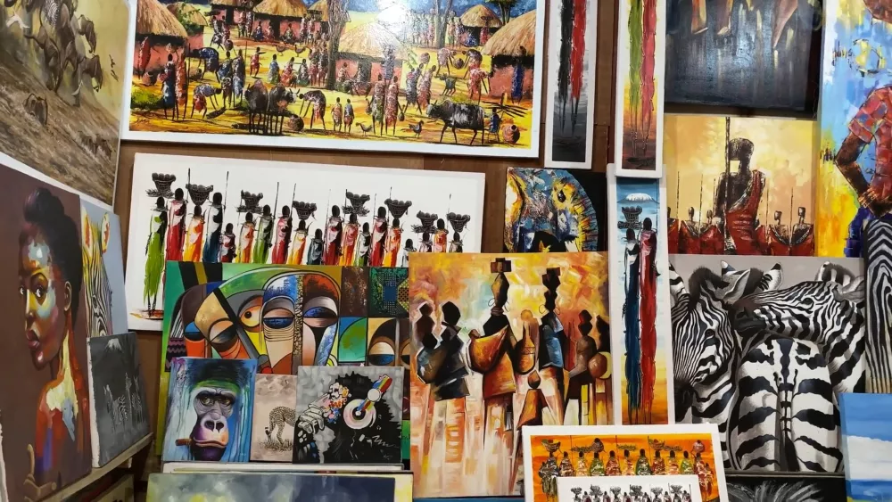 Художественный магазин в Танзании