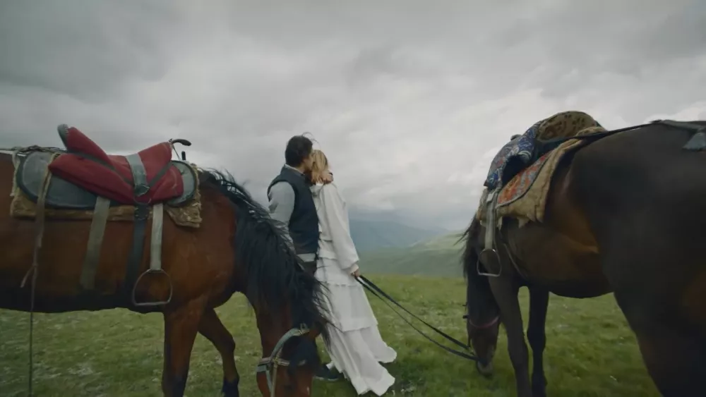 Конная прогулка по горам Казахстана