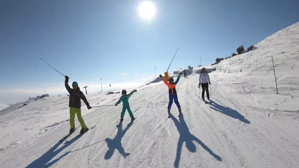 Отдых всей семьей на горнолыжном курорте