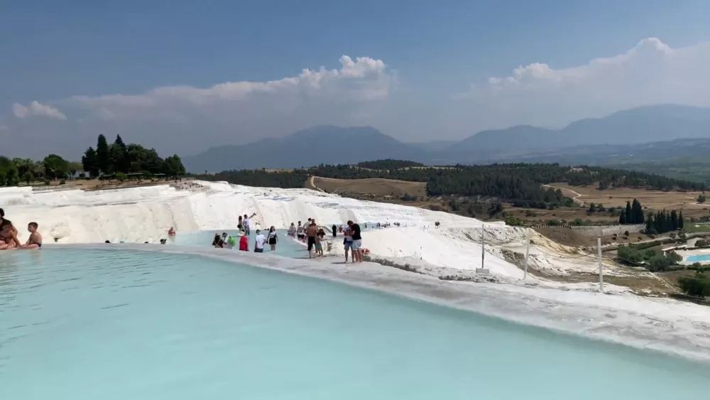 Памуккале - бассейны с термальной водой