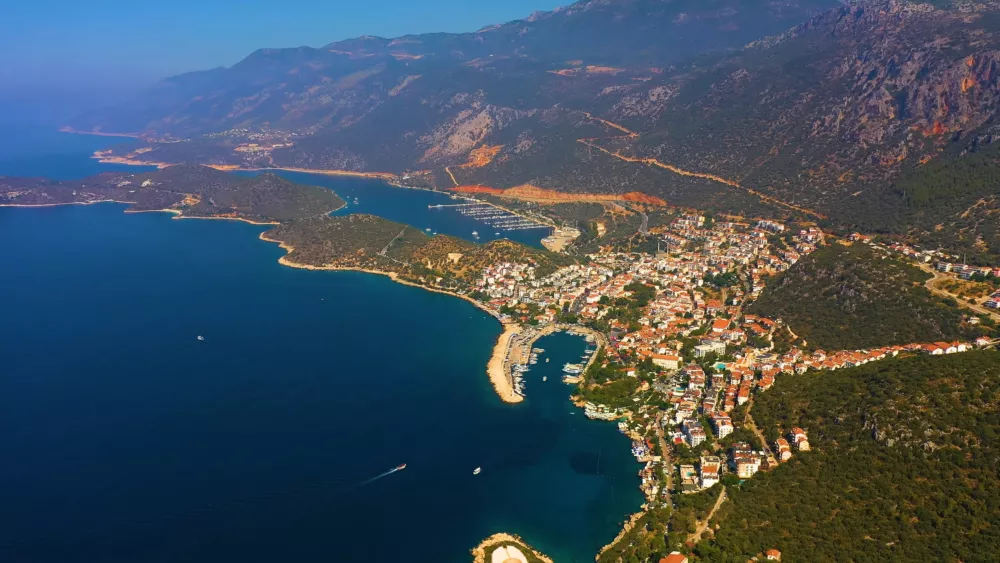 панорама Каша - вид с высоты птичьего полета