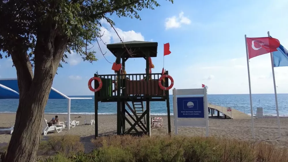 Песчаная лагуна в устье реки Манавгат