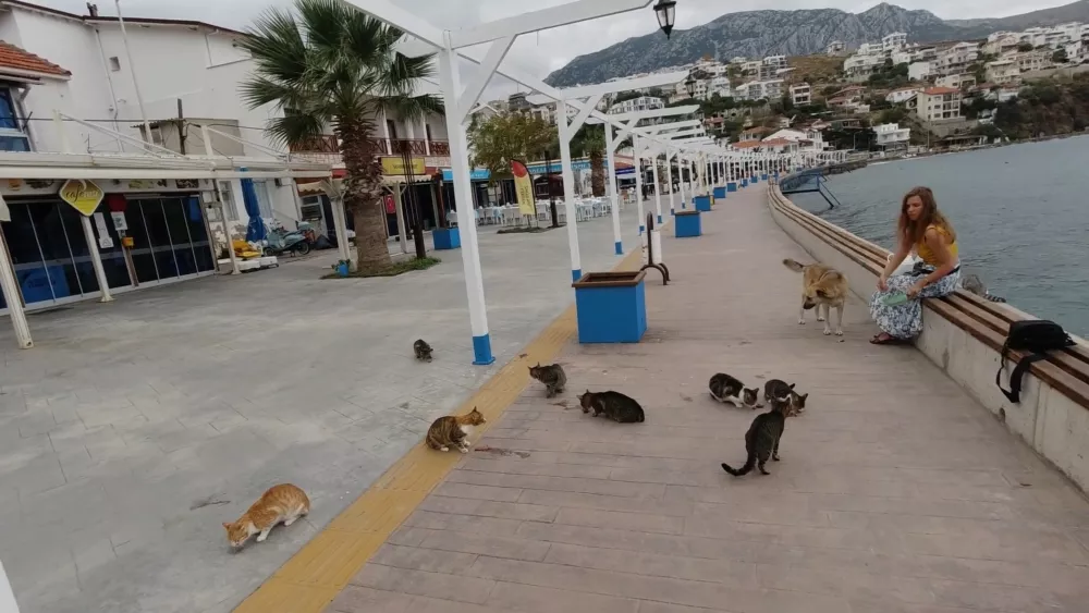 Пирсы и причалы Карабуруна