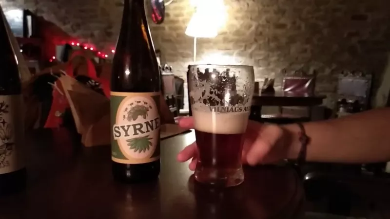 Очень вкусное литовское пиво