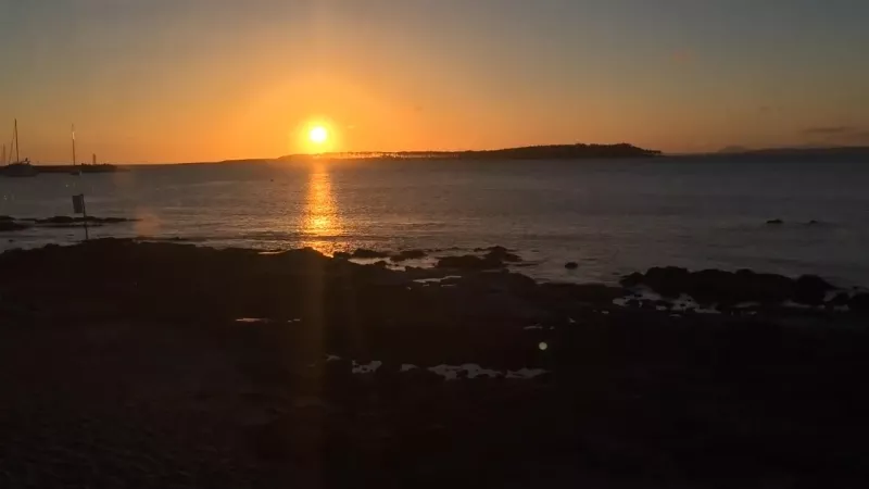 Закат на пляжах Уругвая