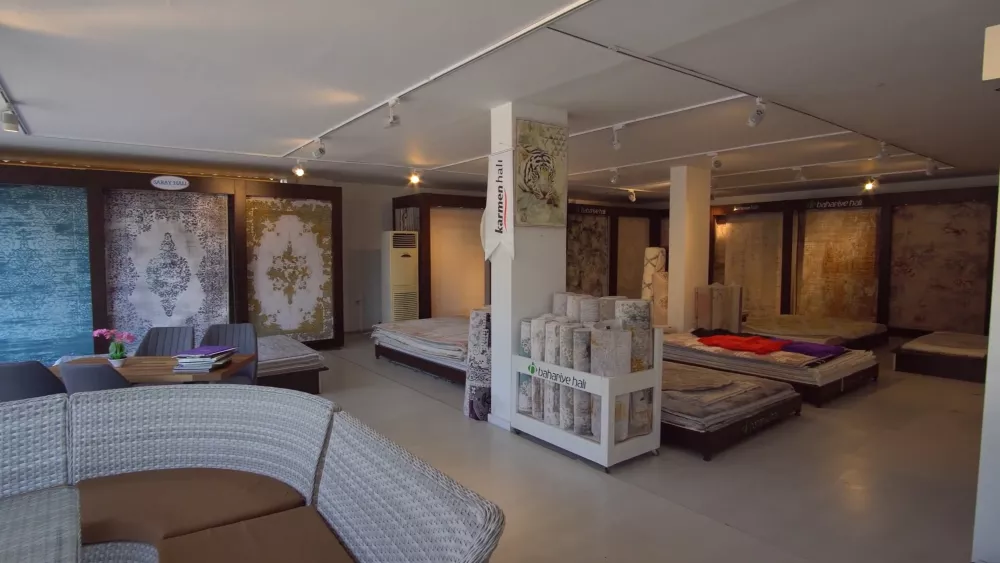 Посещение магазина турецких ковров