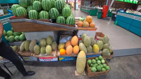 Продуктовый рынок в Баку