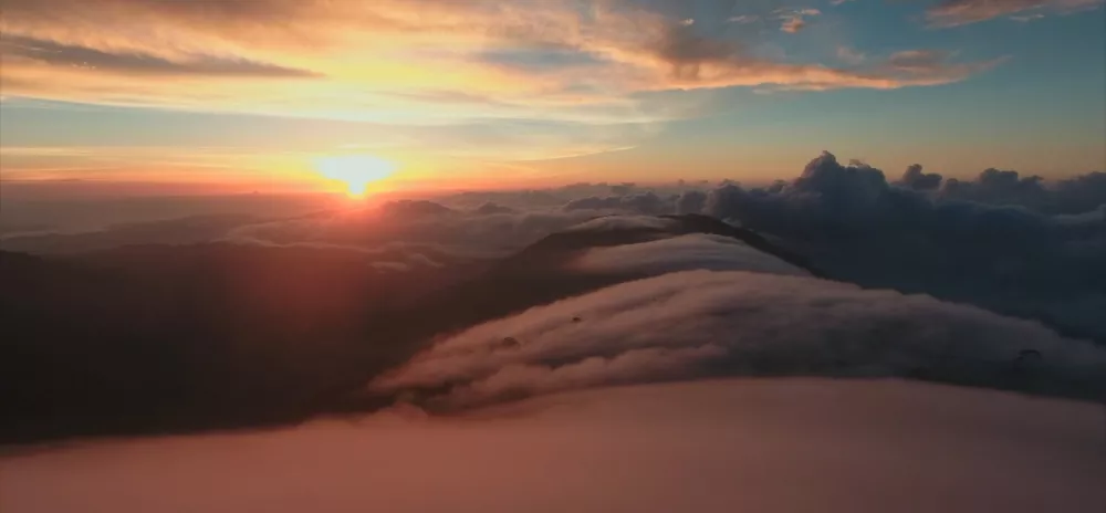 Рассвет на пике де Макейя (Гаити)