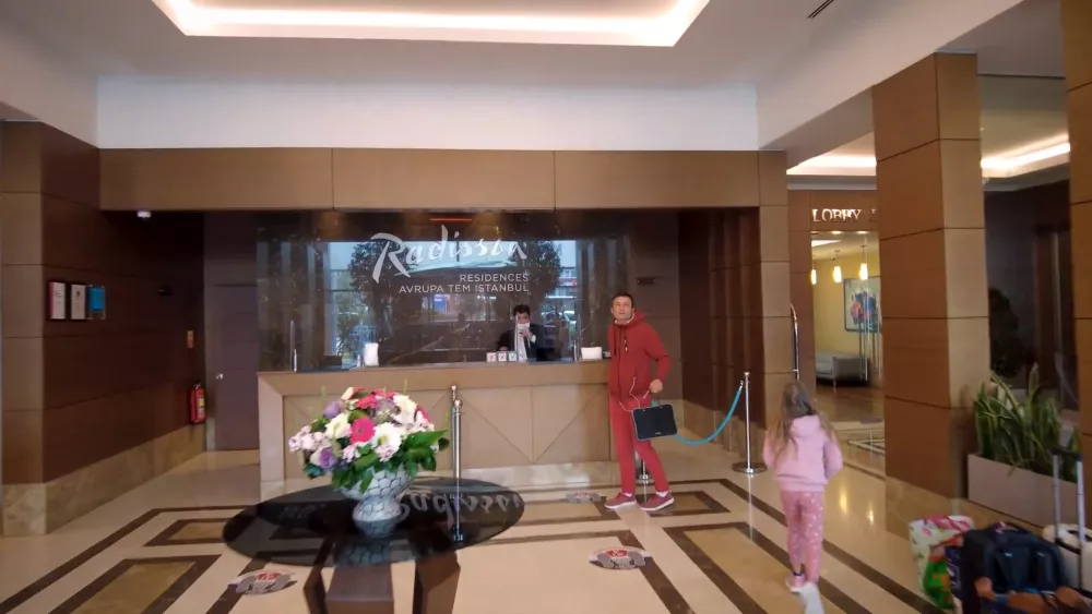 Ресепшен отеля в Стамбуле