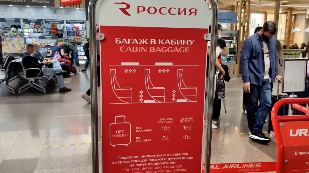 Ручная кладь в самолет - габариты