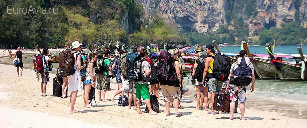 русские туристы в Таиланде