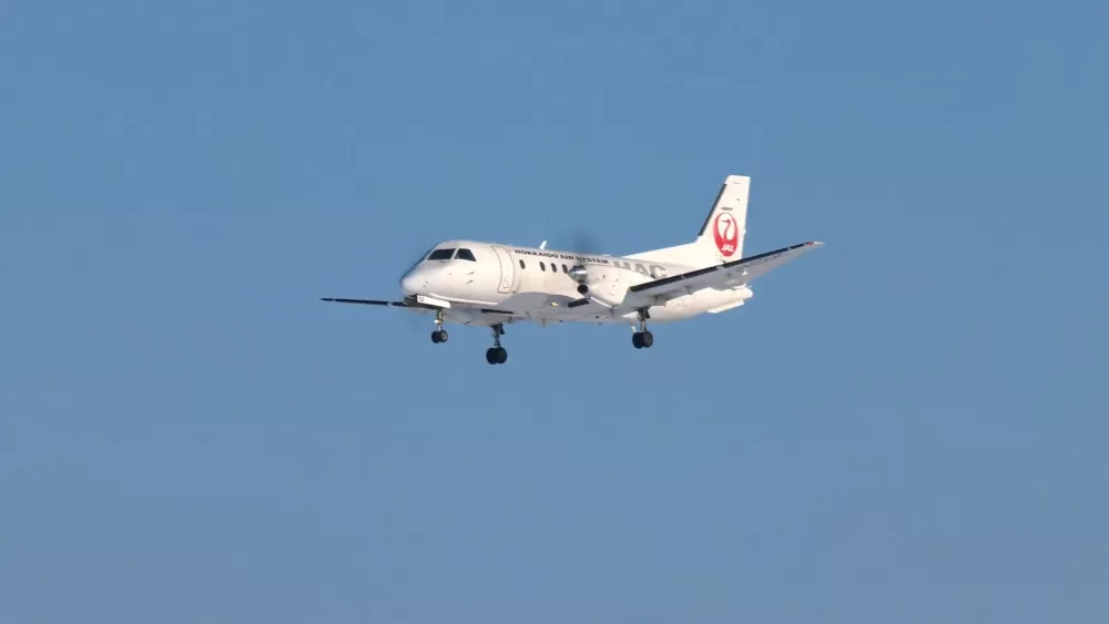 Saab 340 в полете