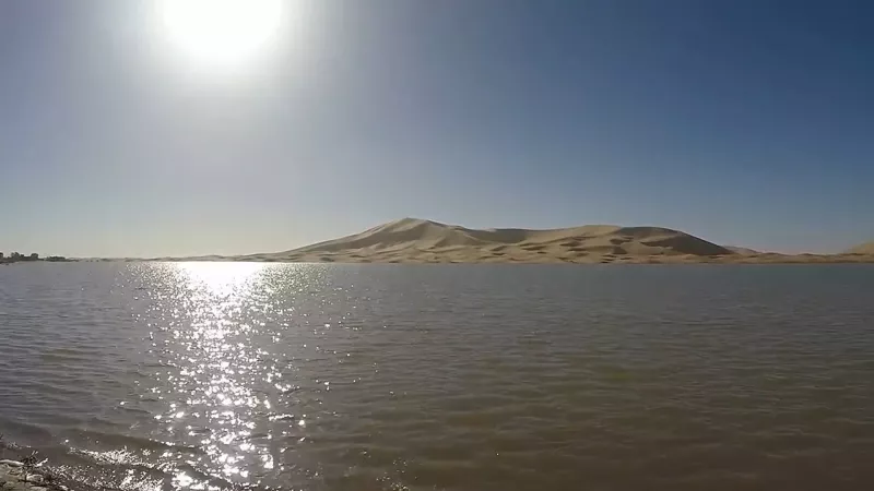 Сахара - закат солнца