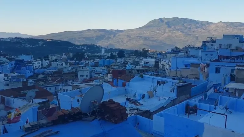 Шефшауэн - синий город в Марокко