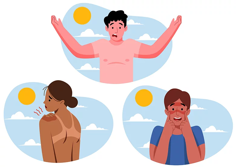 солнечный ожог