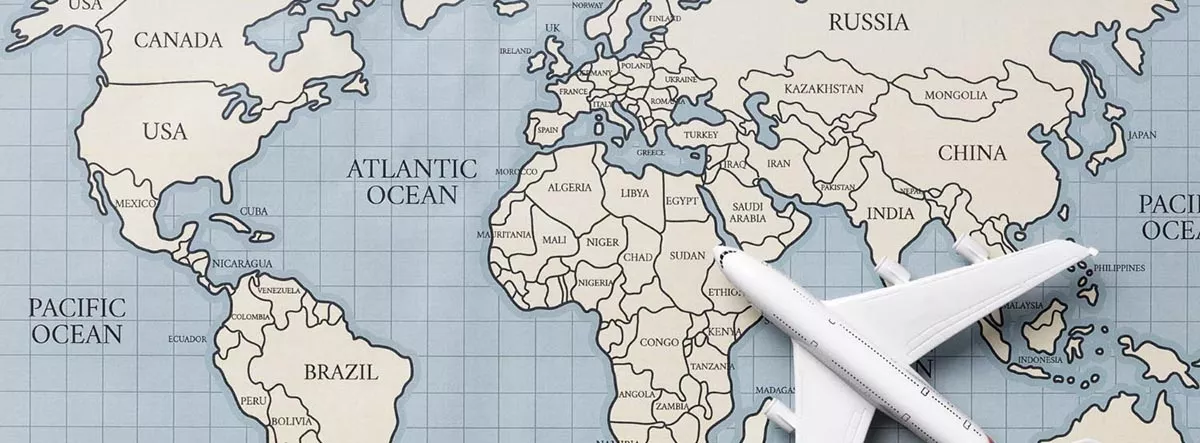 Забронировать авиабилет - выбор страны