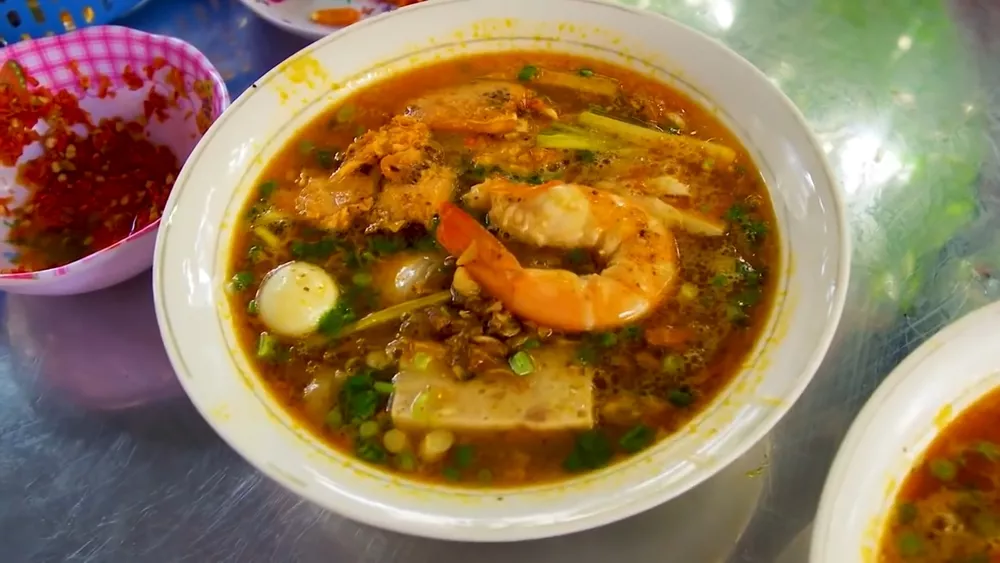 Суп с пельменями из муки тапиоки