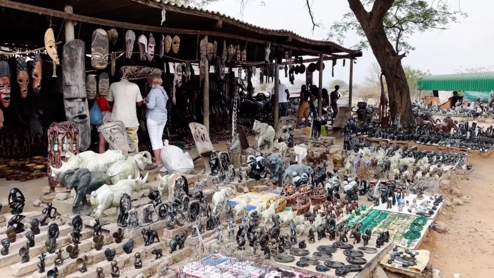 Сувенирные лавки в Замбии