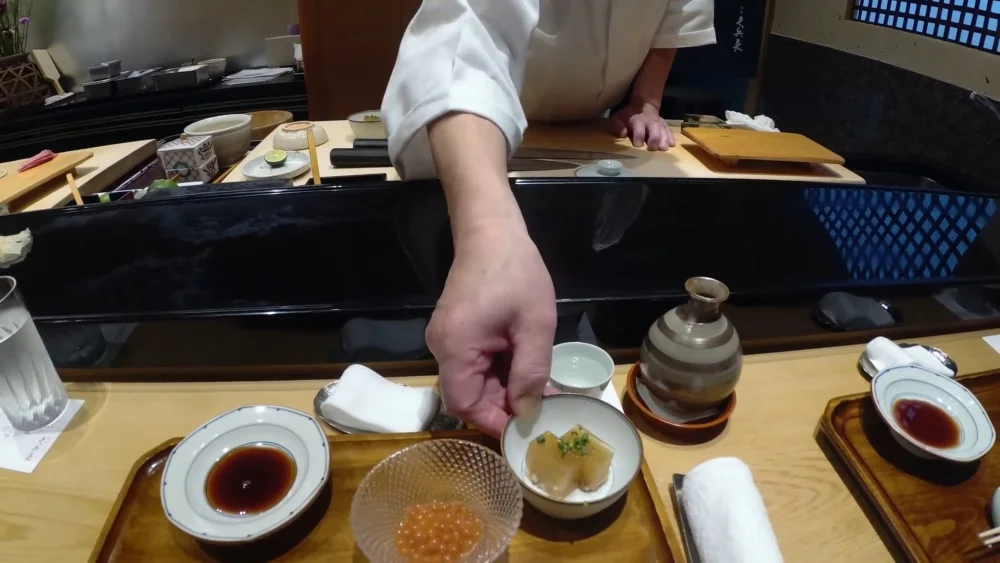 Токийский ресторан сашими