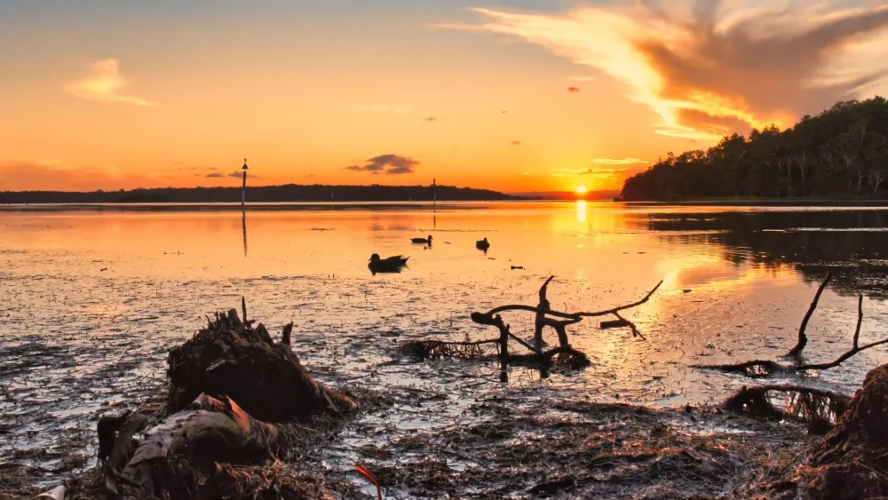 Закаты на автралийских побережьях
