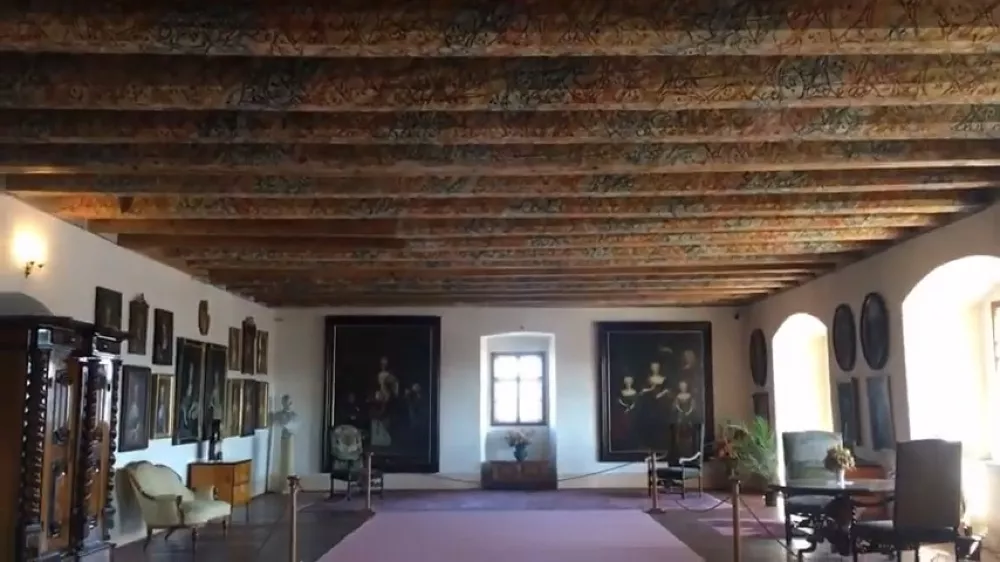 Зал для визитов - замок Наход