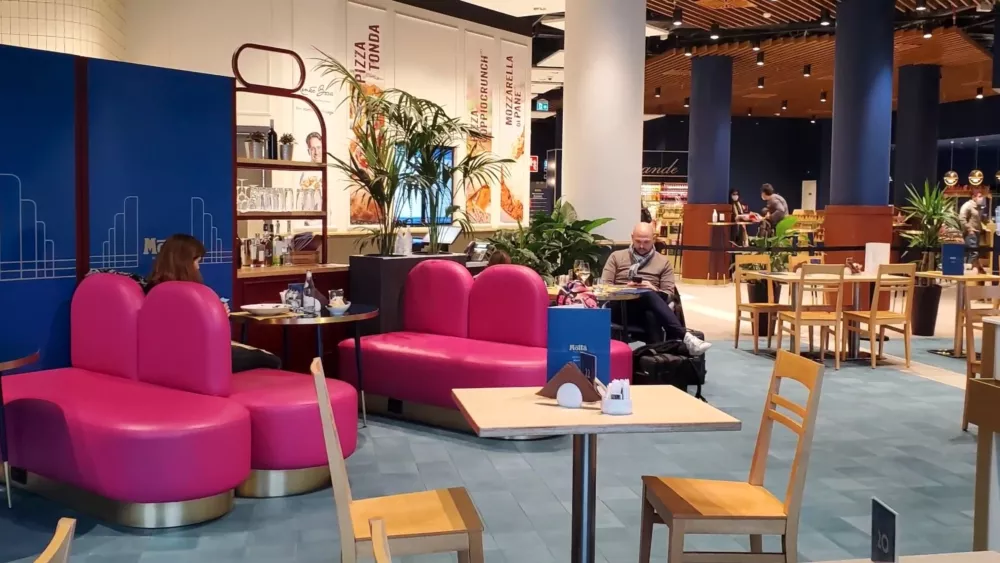 Аэропорт Милан-Линате - зона отдыха