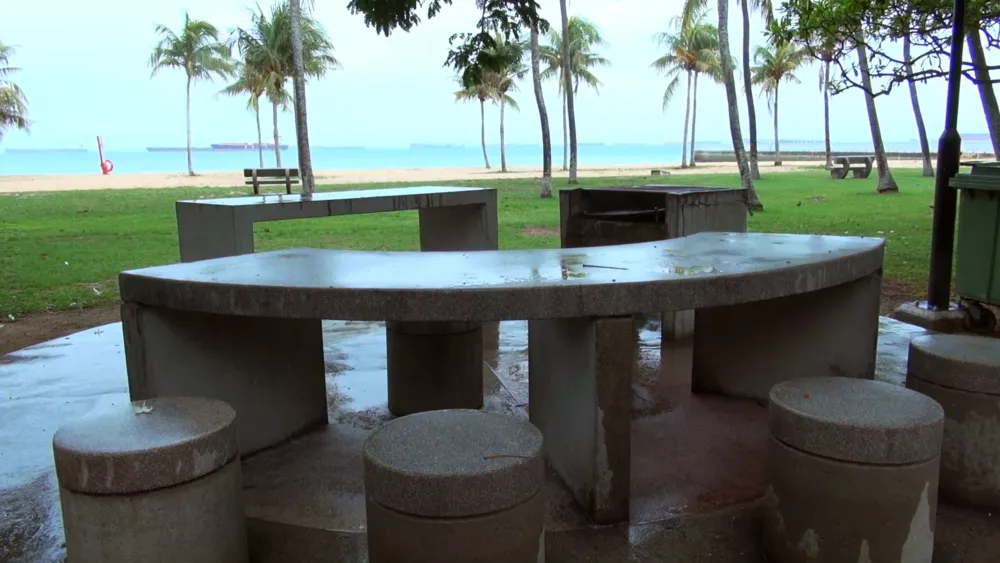 Зоны отдыха на набережной